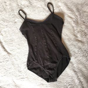 Mirella Black Camisole Leotard
